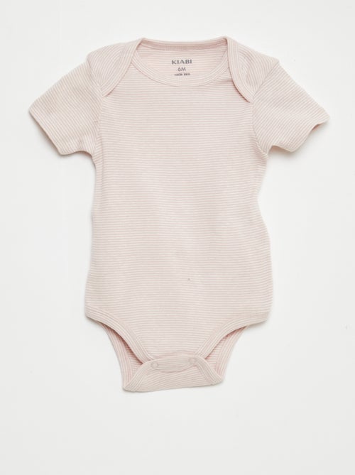 Bodies imprimés en coton - lot de 3 - Kiabi