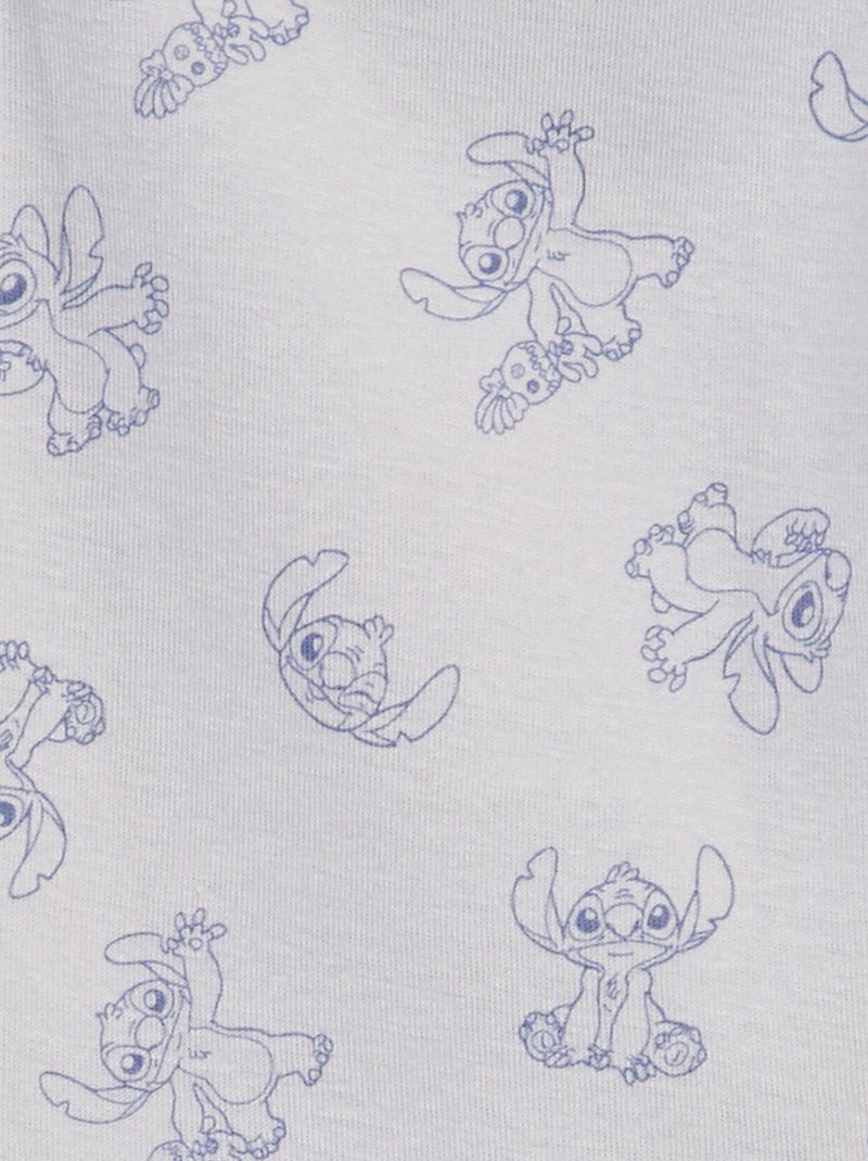 Bodies 'Stitch' en jersey - lot de 2 Bleu - Kiabi