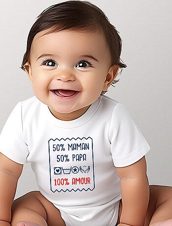 Body - 50% MAMAN 50% PAPA 100% AMOUR