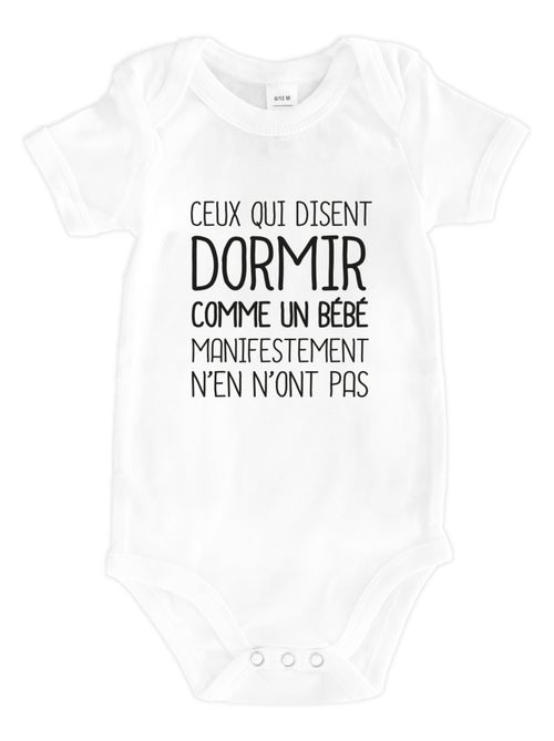 Body - CEUX QUI DISENT DORMIR COMME UN BÉBÉ… - Kiabi