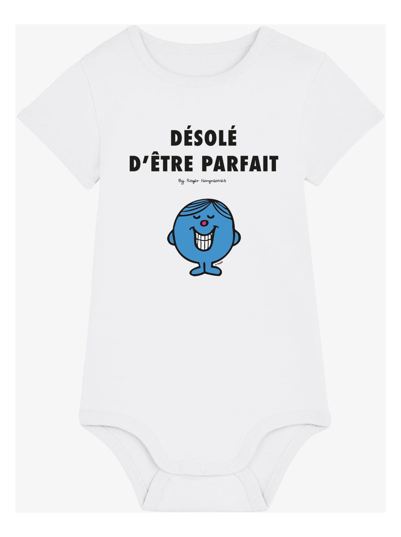 Body - DÉSOLÉ D'ÊTRE PARFAIT 2 Blanc - Kiabi