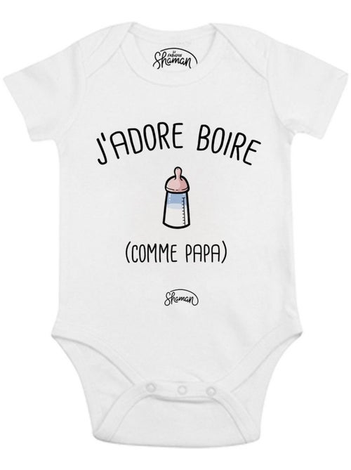 Body - J'ADORE BOIRE COMME PAPA - Kiabi