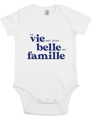 Body - LA VIE EST PLUS BELLE EN FAMILLE BLEU