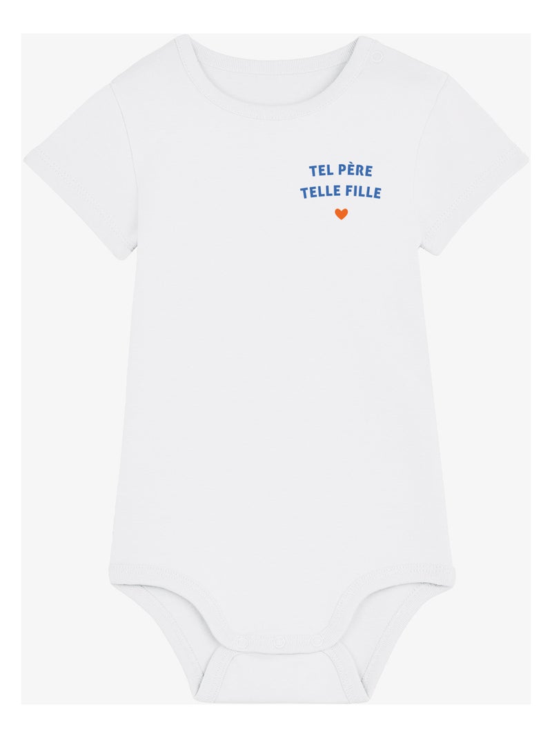 Body - TEL PÈRE TELLE FILLE CŒUR Blanc - Kiabi