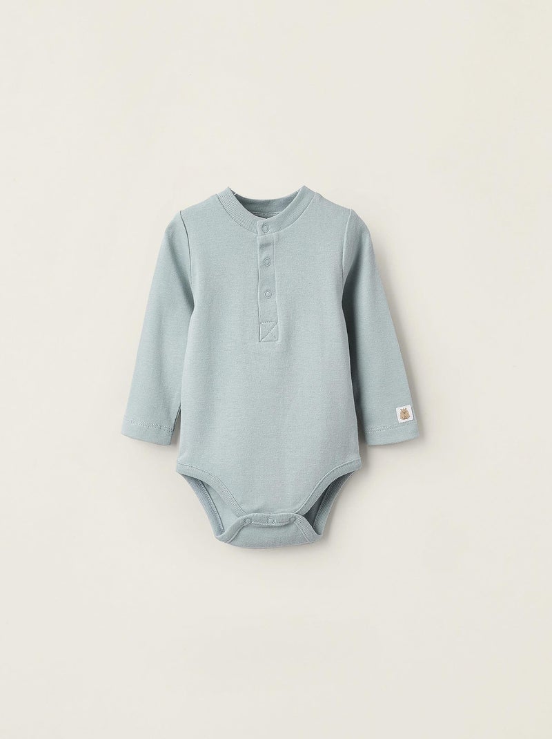 Body 100% coton, côtelé BEAVERS`S COLORADO SECRET Bleu clair - Kiabi