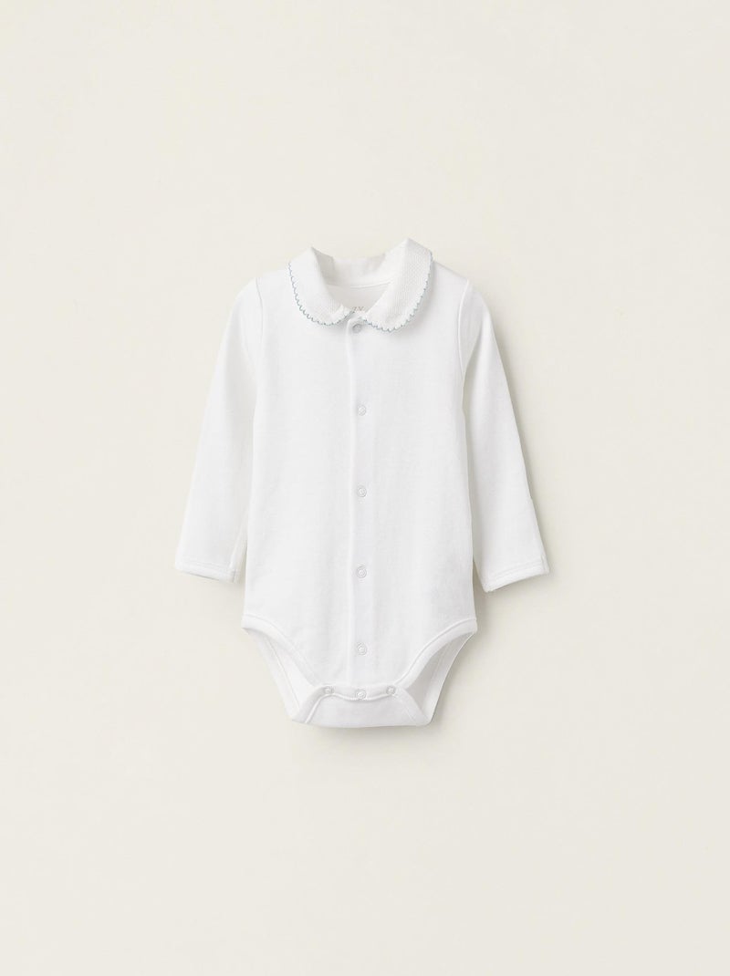 Body 100% coton, housse de bavoir CUTE FOREST Blanc - Kiabi