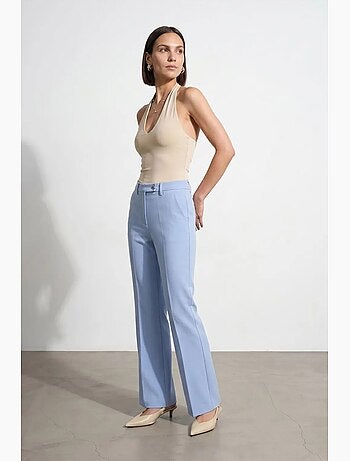 Body à col halter et découpe dilvin