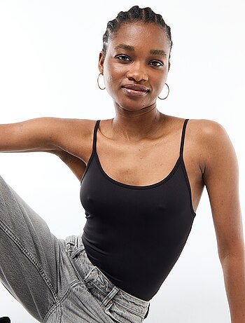 Body à fines bretelles