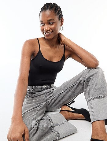 Body à fines bretelles