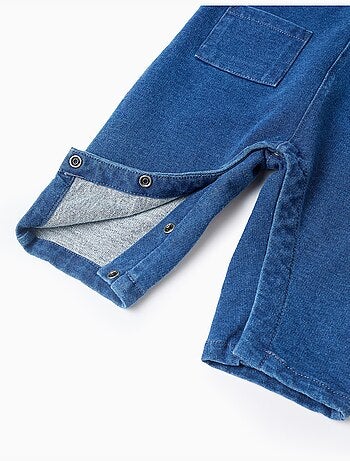 Body à imprimé + combinaison en jean