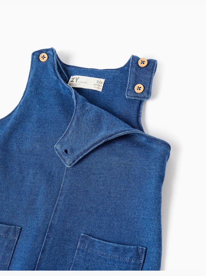 Body à imprimé + combinaison en jean Bleu clair - Kiabi