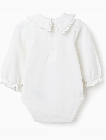Body à manches longues avec col à volants