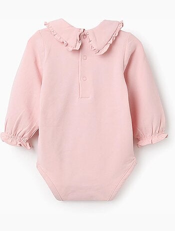 Body à manches longues avec col à volants