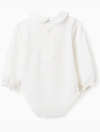 Body à manches longues avec fleurs et volants