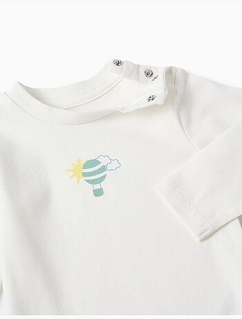 Body à manches longues avec imprimé montgolfière