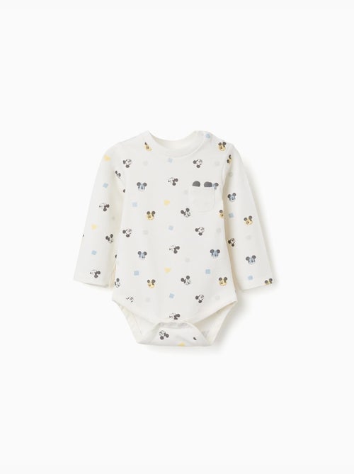 Body à manches longues avec motif Mickey - Kiabi Body à manches longues avec motif Mickey - Kiabi