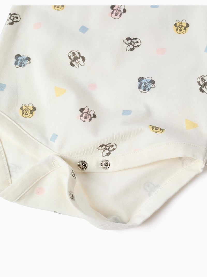 Body à manches longues avec motif Minnie Blanc - Kiabi
