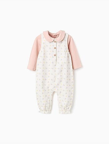 Body à manches longues + combinaison à motif