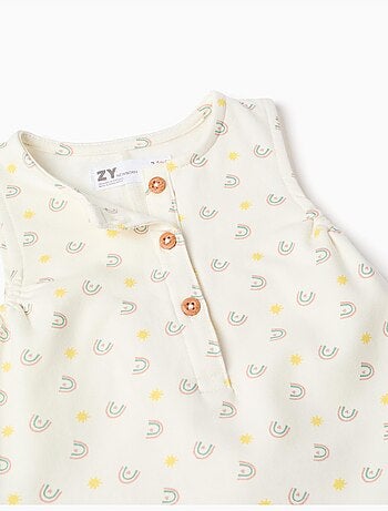 Body à manches longues + combinaison à motif