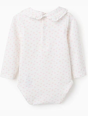 Body à manches longues et motif floral