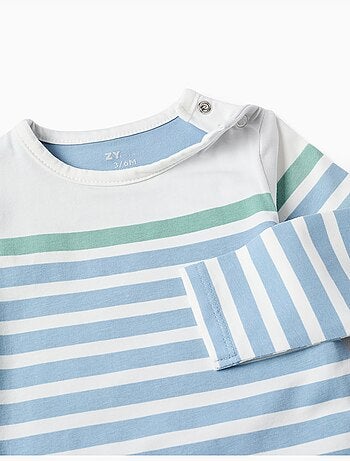 Body à manches longues et rayures