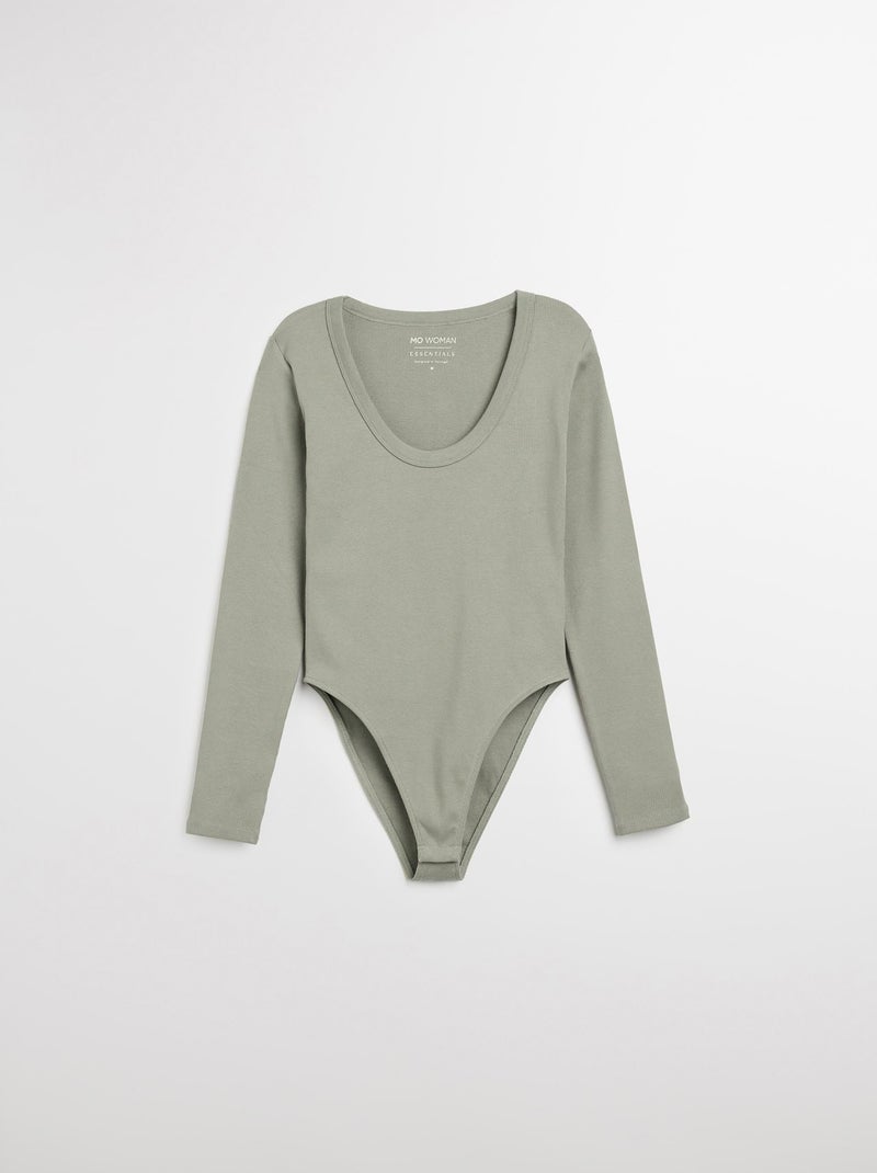 Body à manches longues, MO Fashion Gris - Kiabi