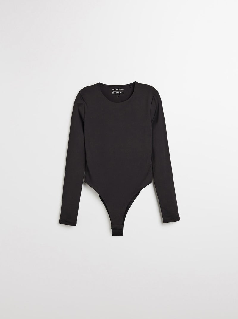 Body à manches longues MO Fashion Noir - Kiabi