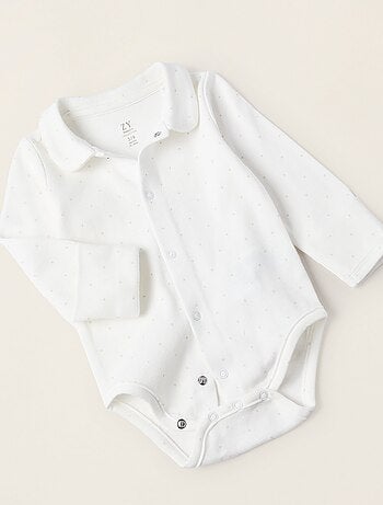Body à Pois + Combi-Short en Velours