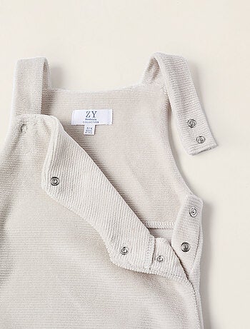 Body à Pois + Combi-Short en Velours