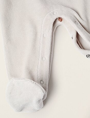 Body à Pois + Combi-Short en Velours