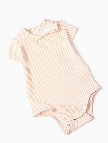Body à rayures + short en jean