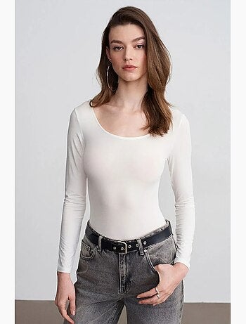 Body ajusté en jersey modal dilvin