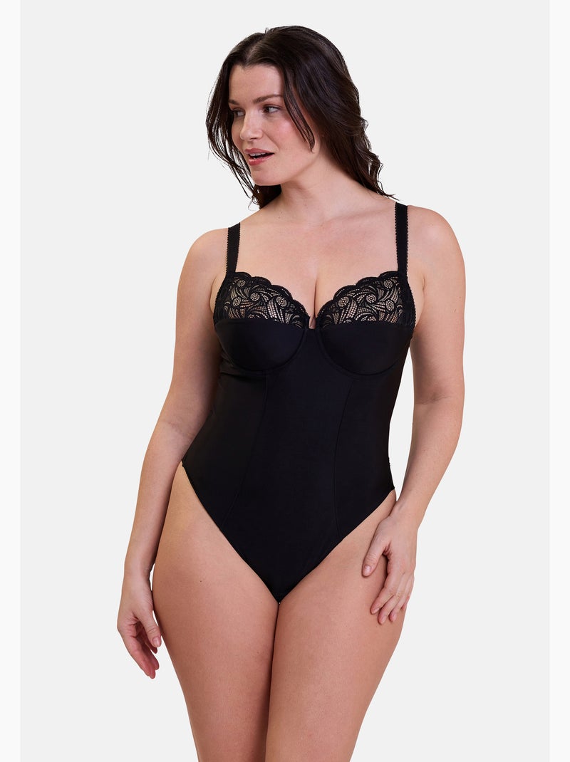 Body ariane sans complexe lingerie Noir - Kiabi