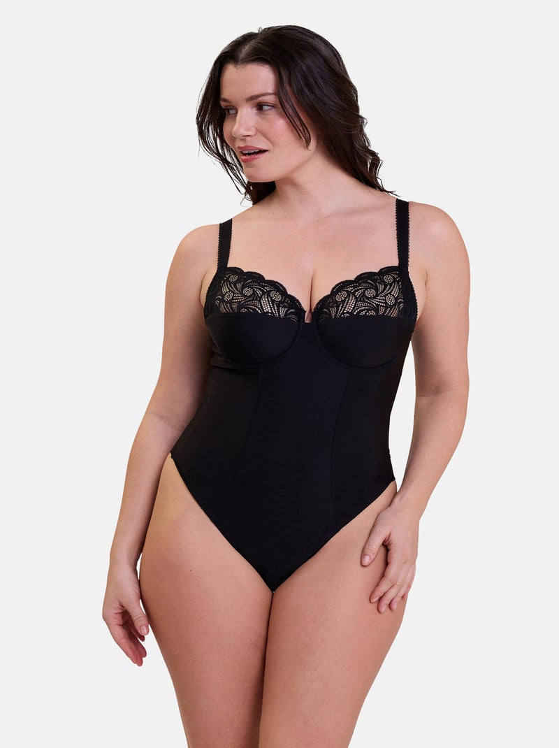 Body Ariane Sans Complexe Noir - Kiabi