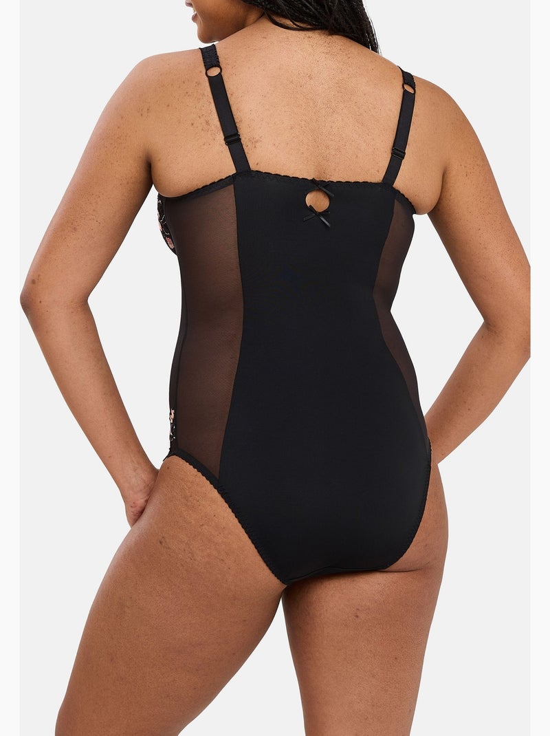 Body arum cabaret sans complexe lingerie Noir Rose Gris - Kiabi
