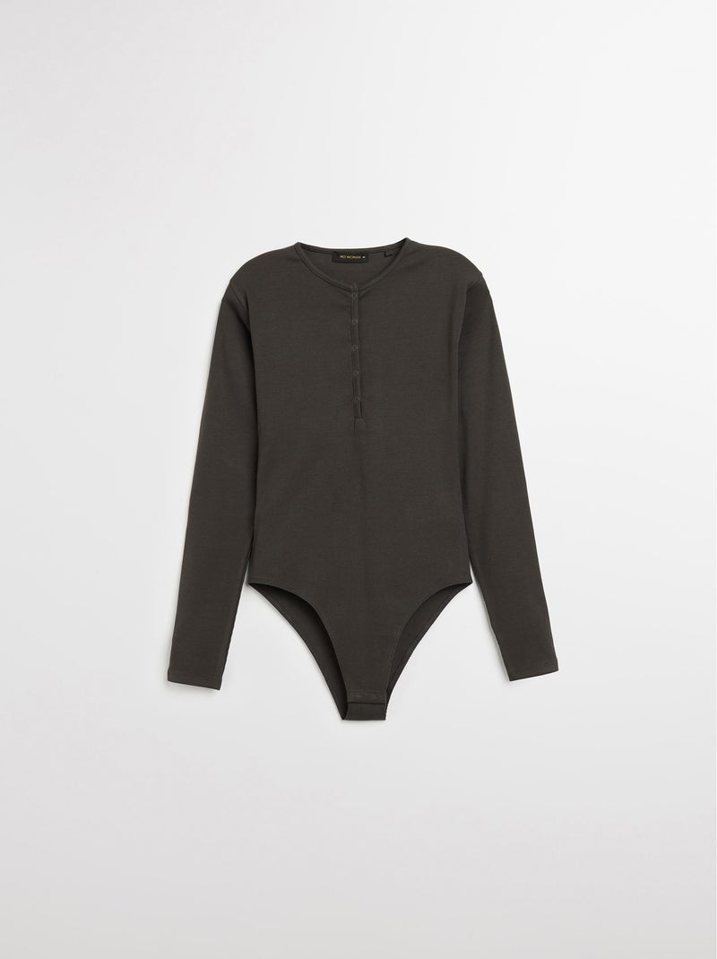 Body avec boutons, MO Fashion Gris - Kiabi