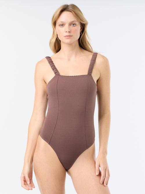 Body avec bretelles élastiquées - Kiabi Body avec bretelles élastiquées - Kiabi