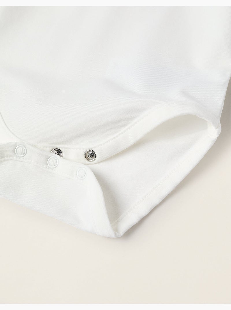 Body avec Col à Volants Winnie Blanc - Kiabi