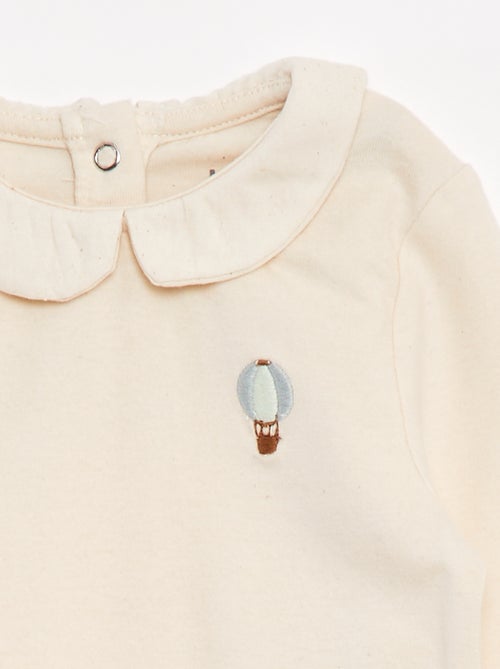 Body avec col claudine - Kiabi