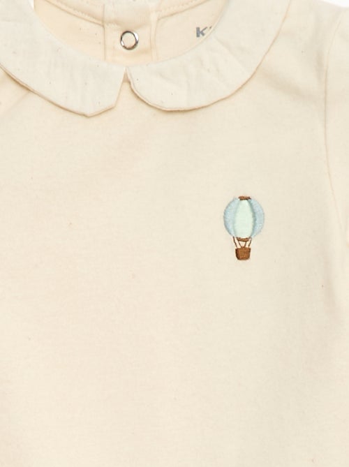 Body avec col claudine - Kiabi