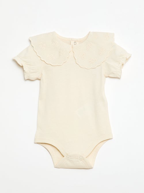 Body avec col claudine - Kiabi