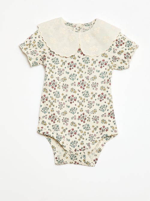 Body avec col claudine - Kiabi