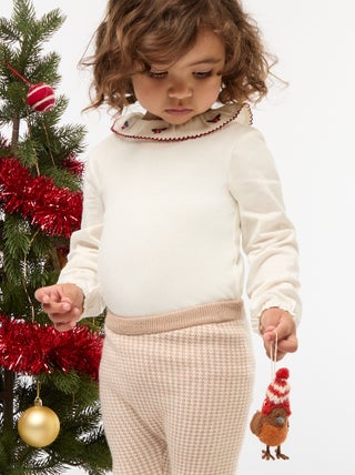 Body avec col claudine et manches longues