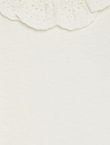Body avec colerette en broderies anglaises