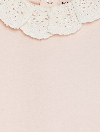 Body avec colerette en broderies anglaises