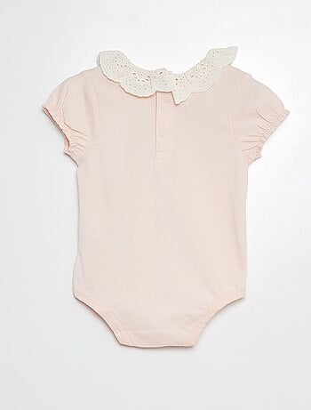 Body avec colerette en broderies anglaises