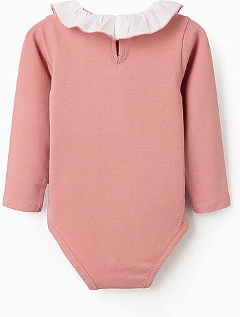 Body avec imprimé et col à volants