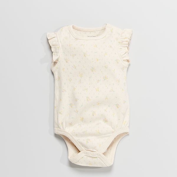 Body Avec Imprime Fantaisie Bebe Fille Blanc Kiabi 4 00