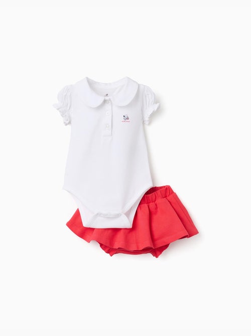 Body avec imprimé Minnie + jupe - Kiabi Body avec imprimé Minnie + jupe - Kiabi