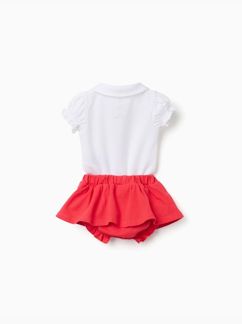 Body avec imprimé Minnie + jupe Rouge - Kiabi